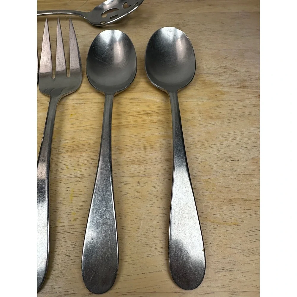 Stanley Roberts Stainless Flatware 7 Replacement Pieces‎ Satin Modern Taiwan SRB